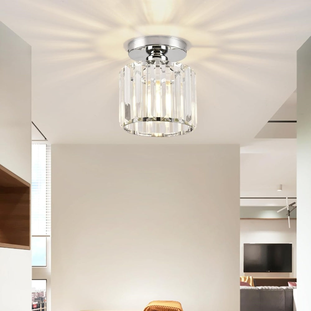 Set of 2 Crystal Ceiling Lights