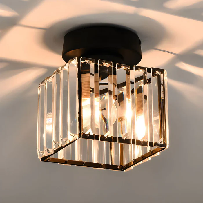 Set of 2 Crystal Ceiling Lights
