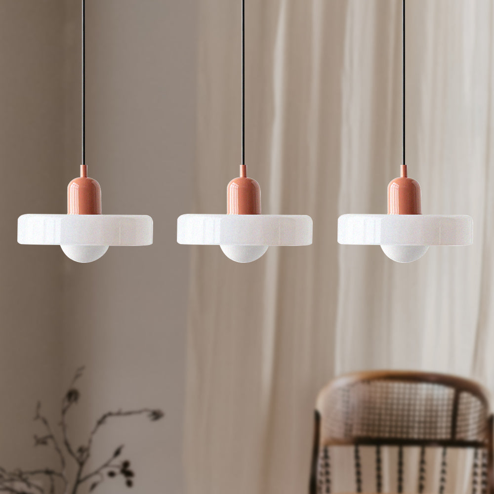 Triple Glass Pendant Light