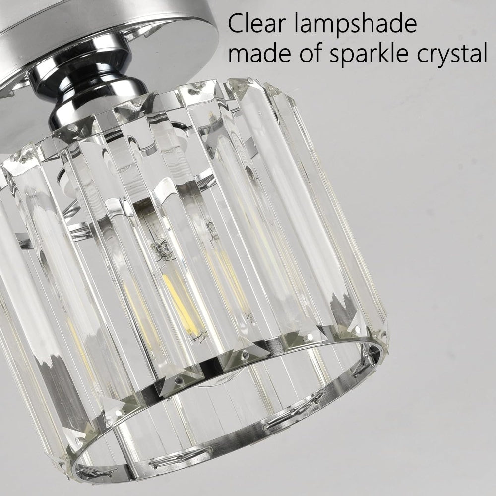 Set of 2 Crystal Ceiling Lights