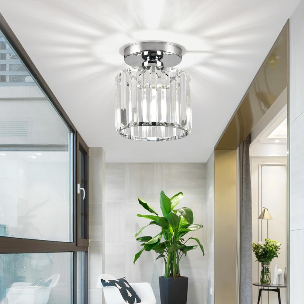 Set of 2 Crystal Ceiling Lights