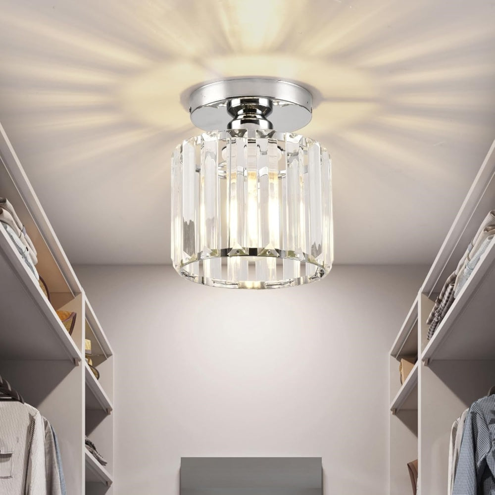Set of 2 Crystal Ceiling Lights