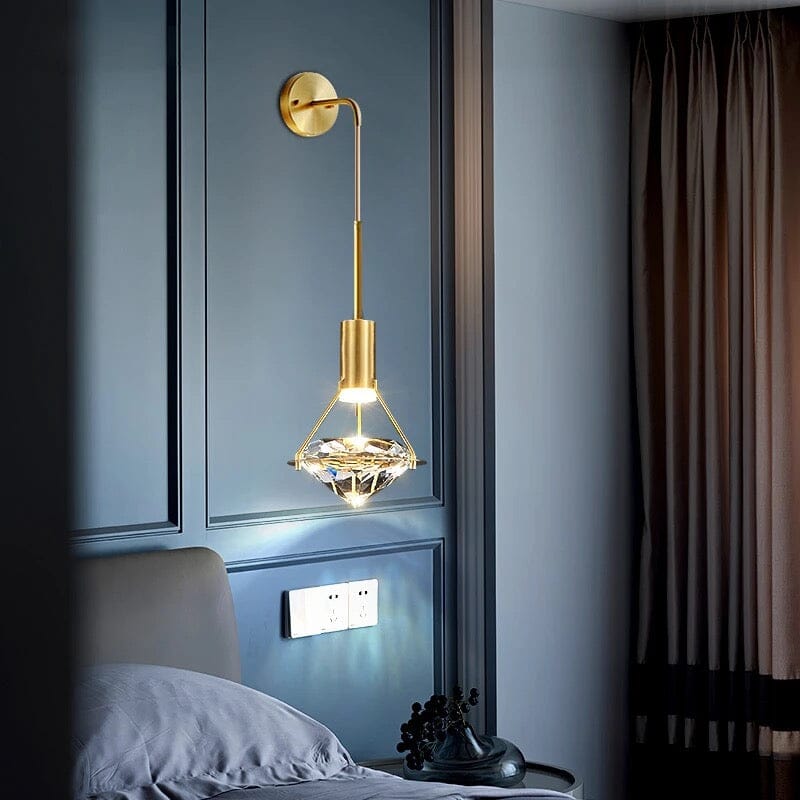 Diamond Cut Wall Sconce