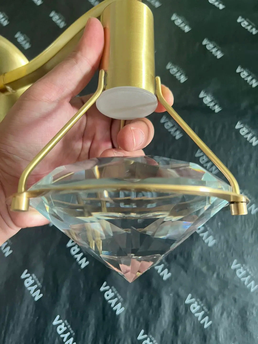 Diamond Cut Wall Sconce