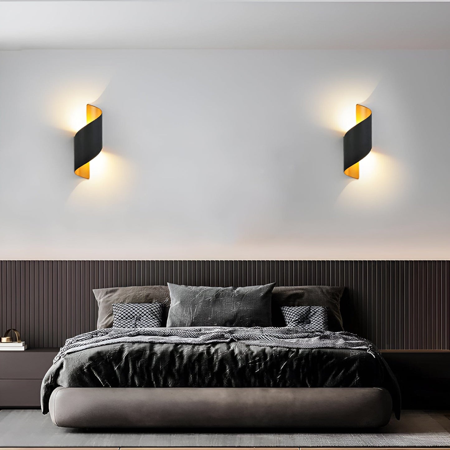 Spiral Design LED Wall Sconce