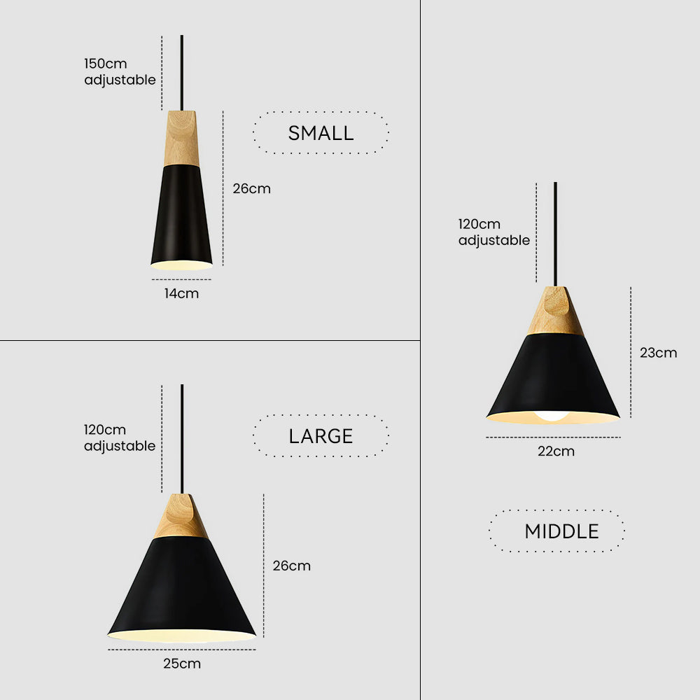 Nordic Wood Pendant Light