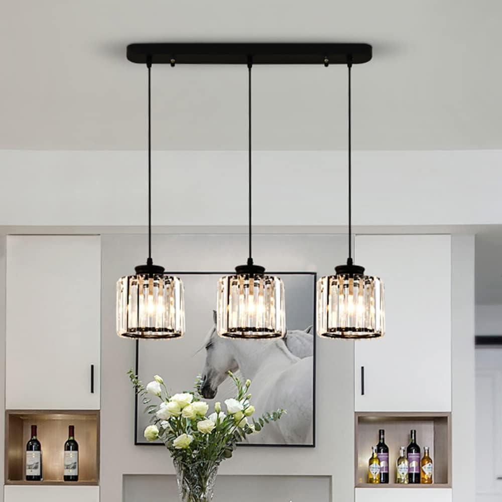 Multi-Light Crystal Island Pendant