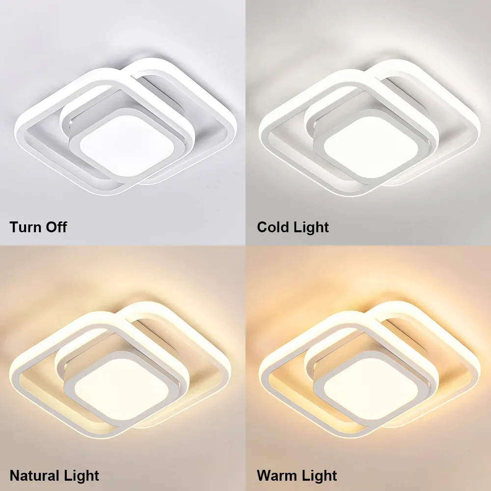 Twin Ring LED Ceiling Light