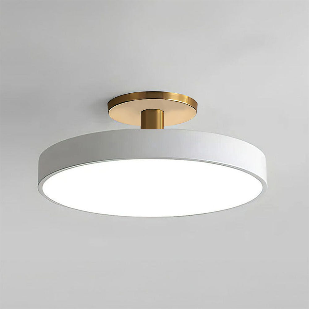 Round LED Ceiling Lamp in Minimalist Design