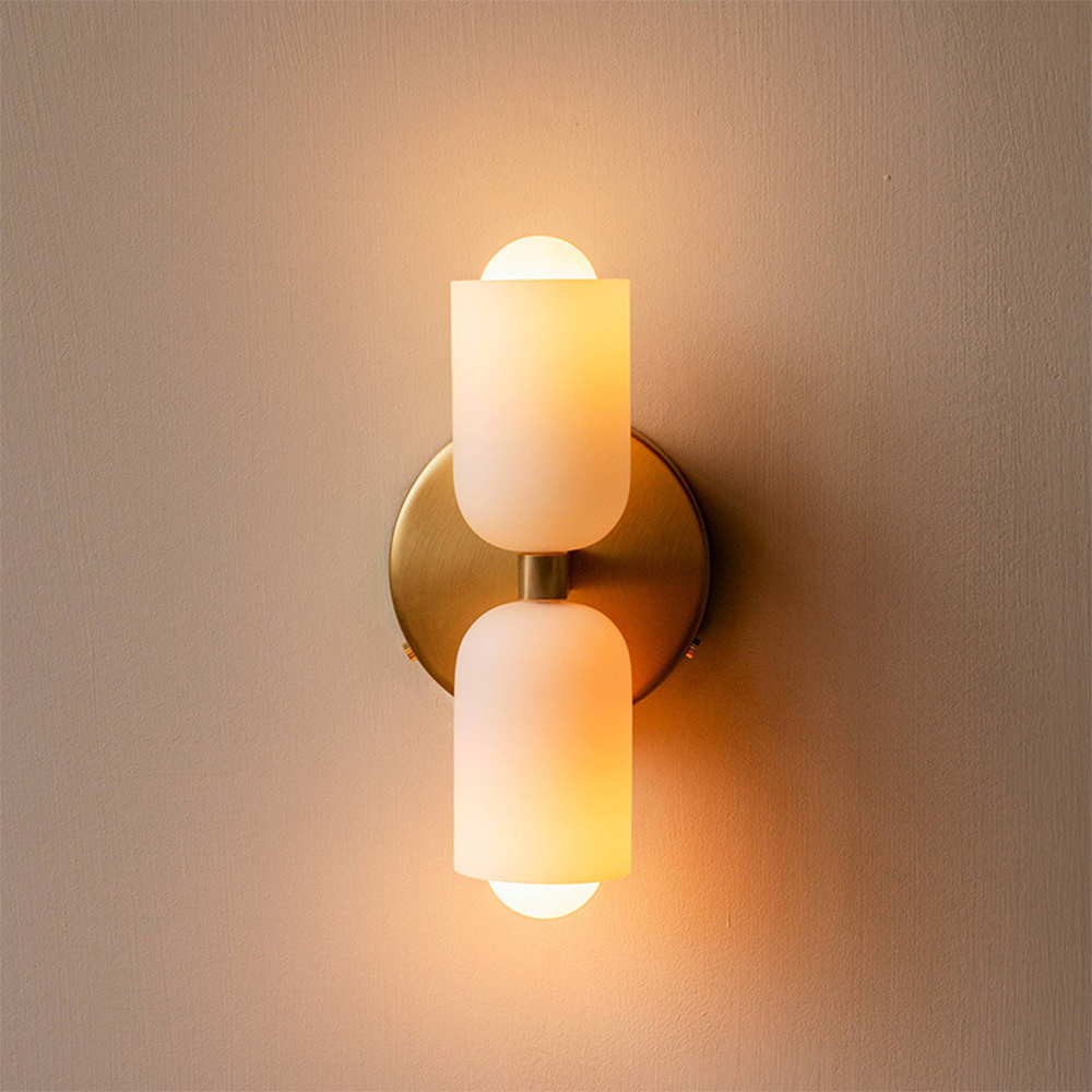 Modern Twin Head Wall Sconce