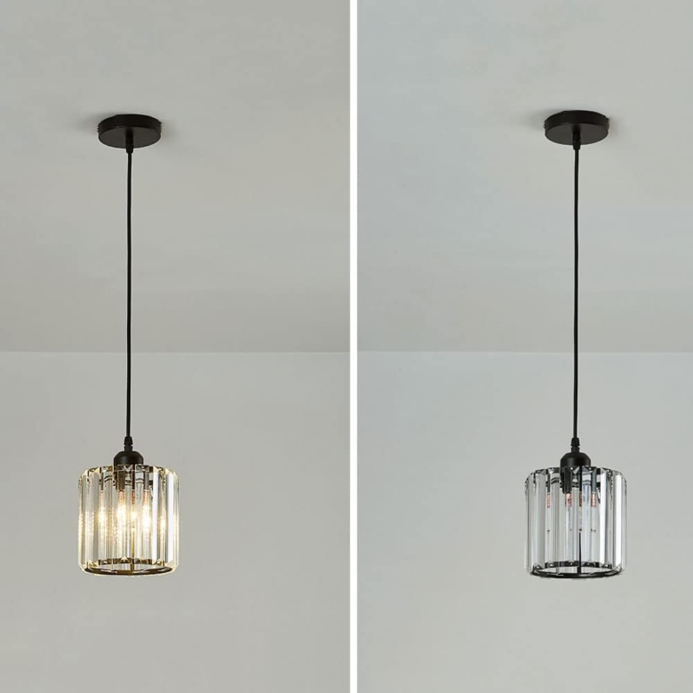 Black Multi-Head Glass Pendant
