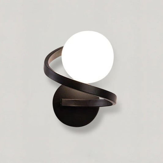 Black & Copper LED Wall Light