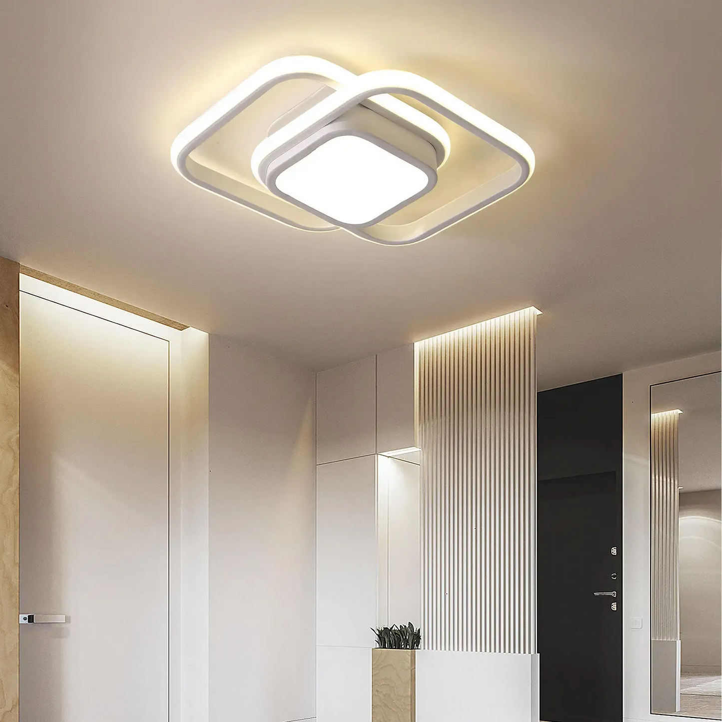Twin Ring LED Ceiling Light