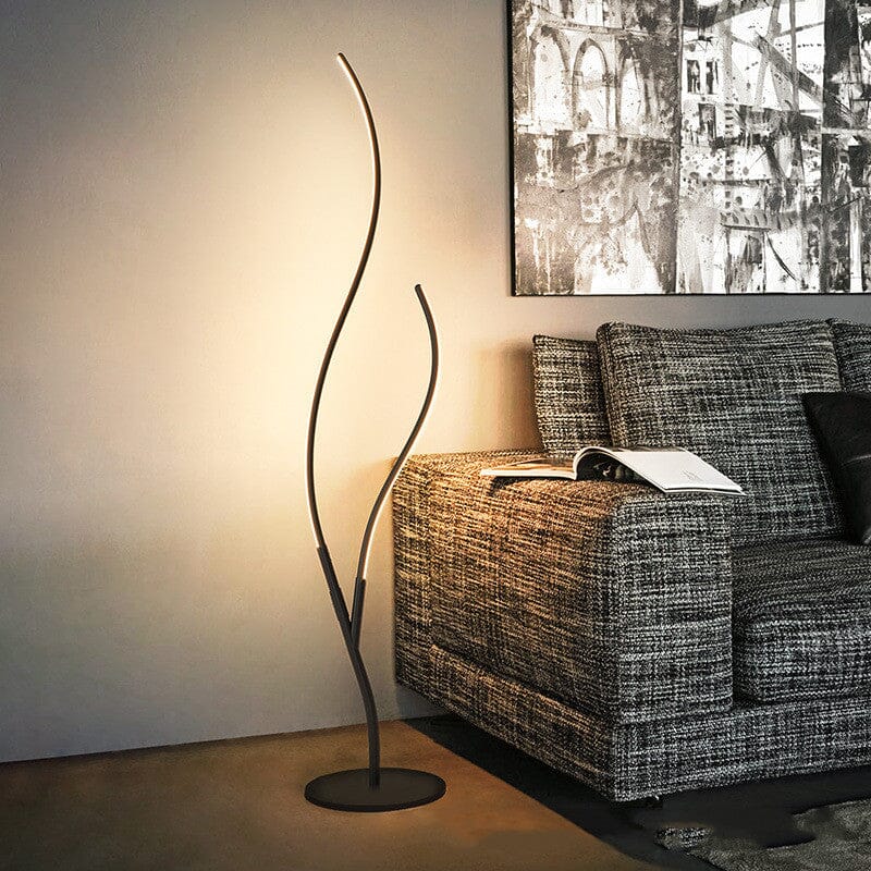 Abstract Nature-Inspired Floor Lamp