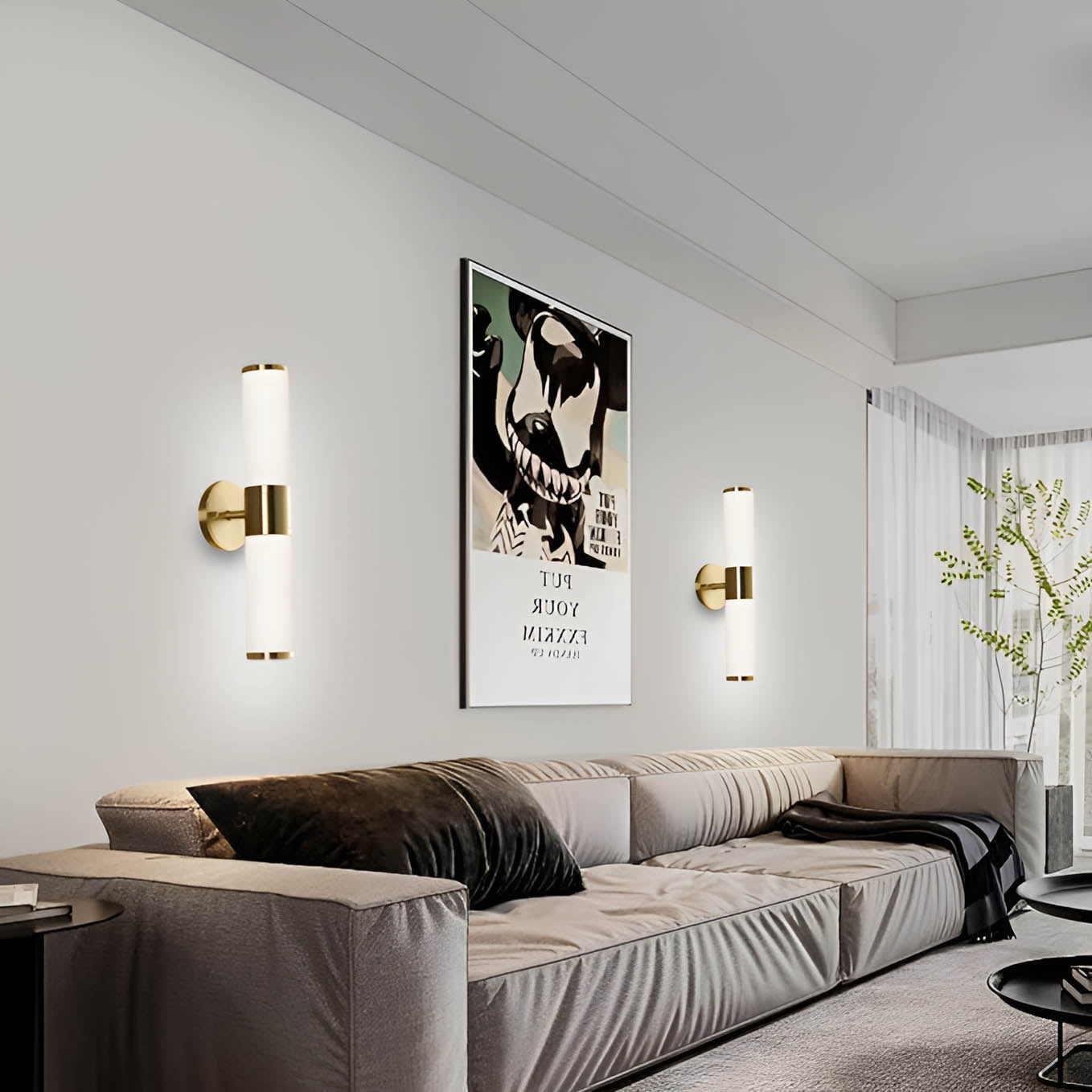 Marble Shade Wall Sconce Lamp