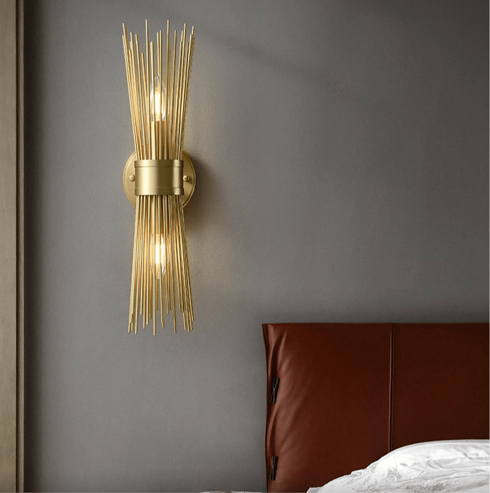 Vintage Art Glass Wall Light