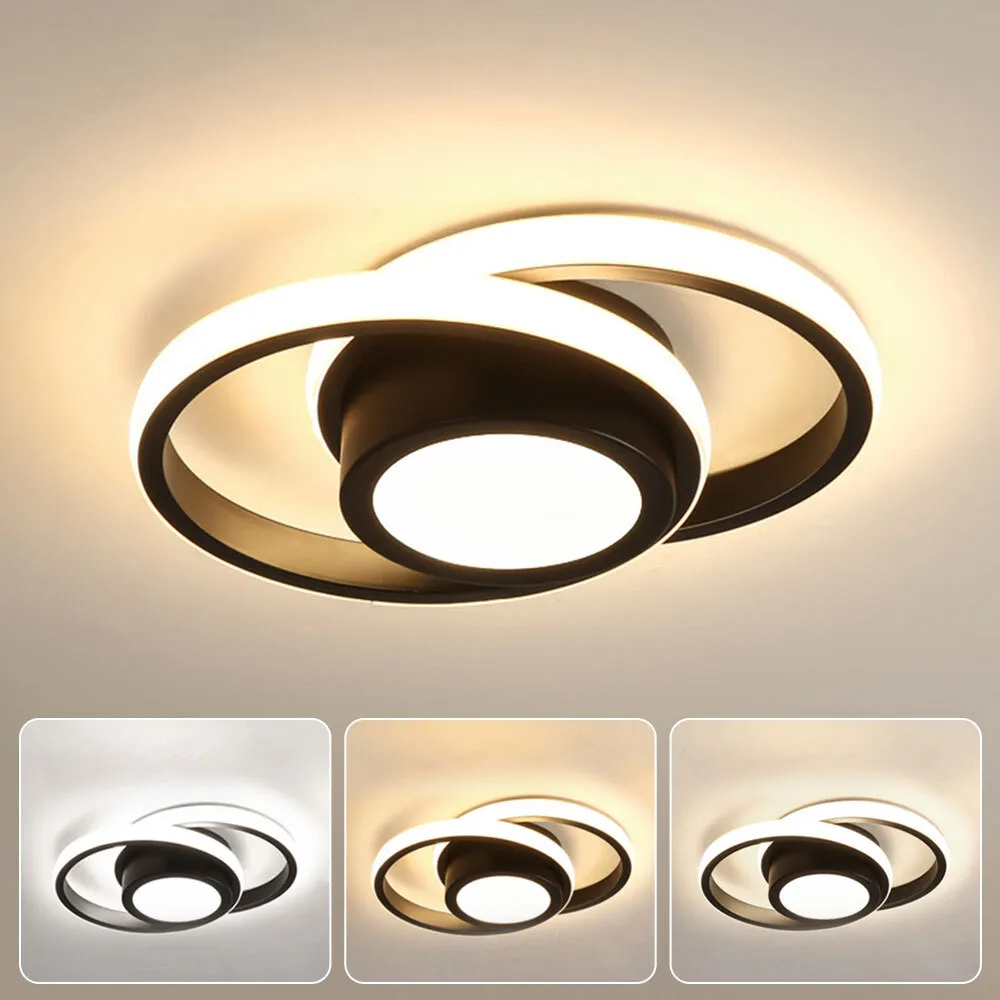 Twin Ring LED Ceiling Light