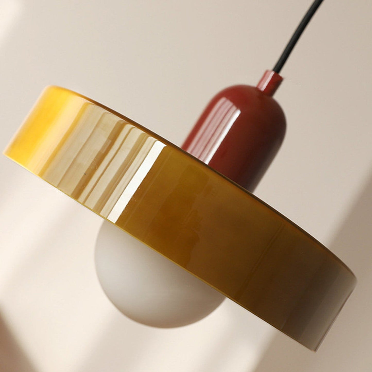 Triple Glass Pendant Light
