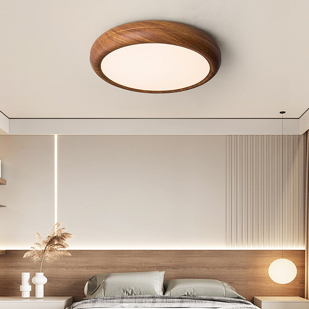 Nordic Wood Accent Ceiling Light