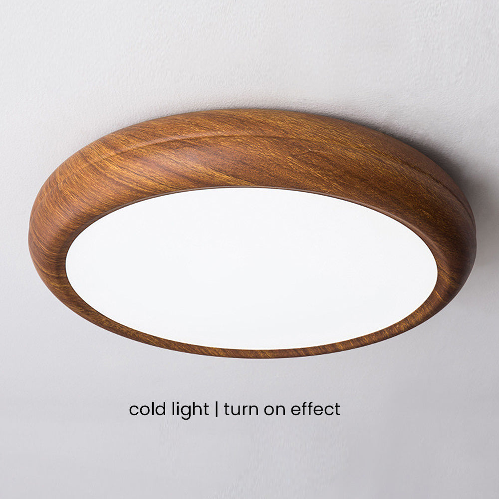 Nordic Wood Accent Ceiling Light