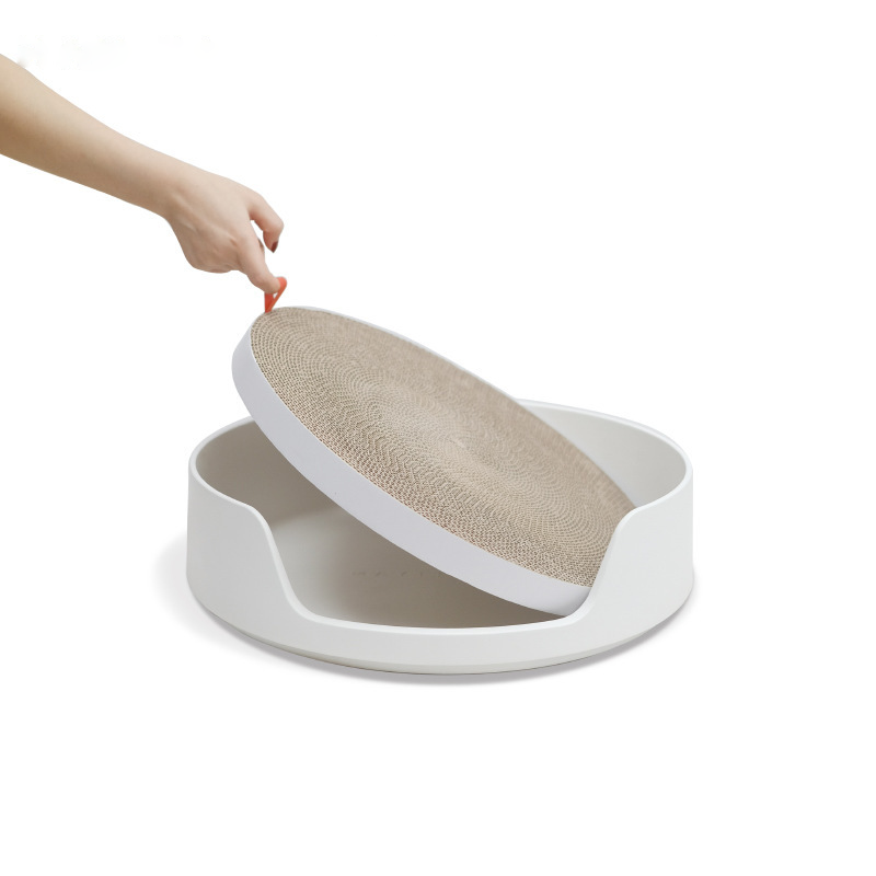 2-in-1 Kattenbak met Gratis Krabmat – Kasteeldesign