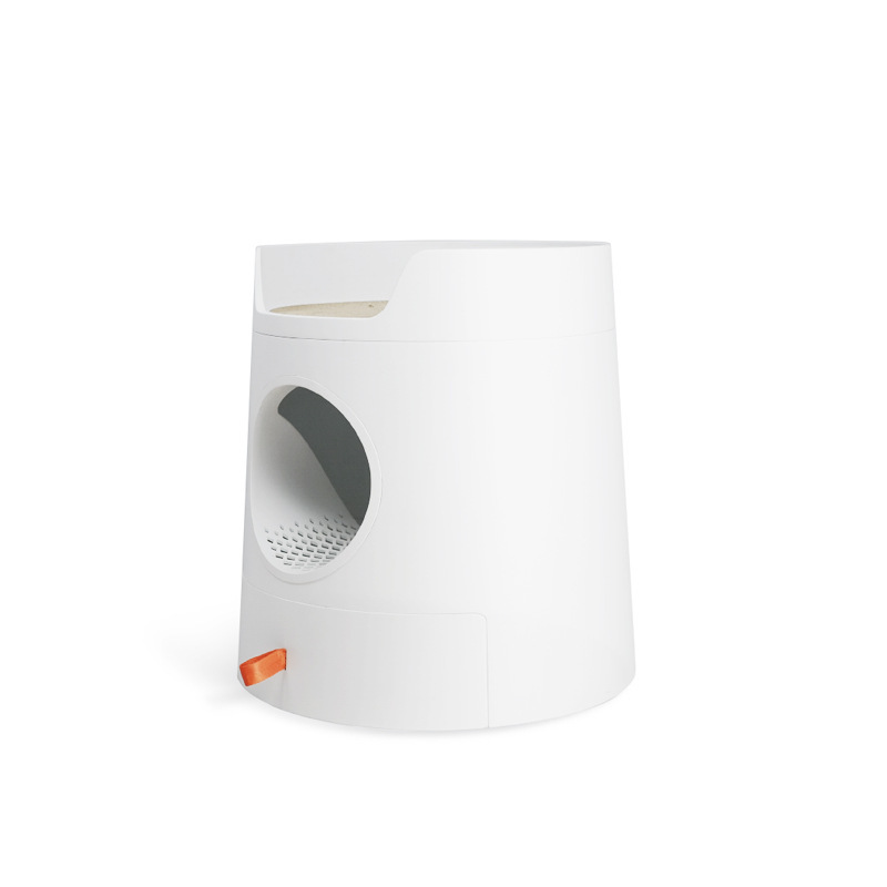 2-in-1 Kattenbak met Gratis Krabmat – Kasteeldesign