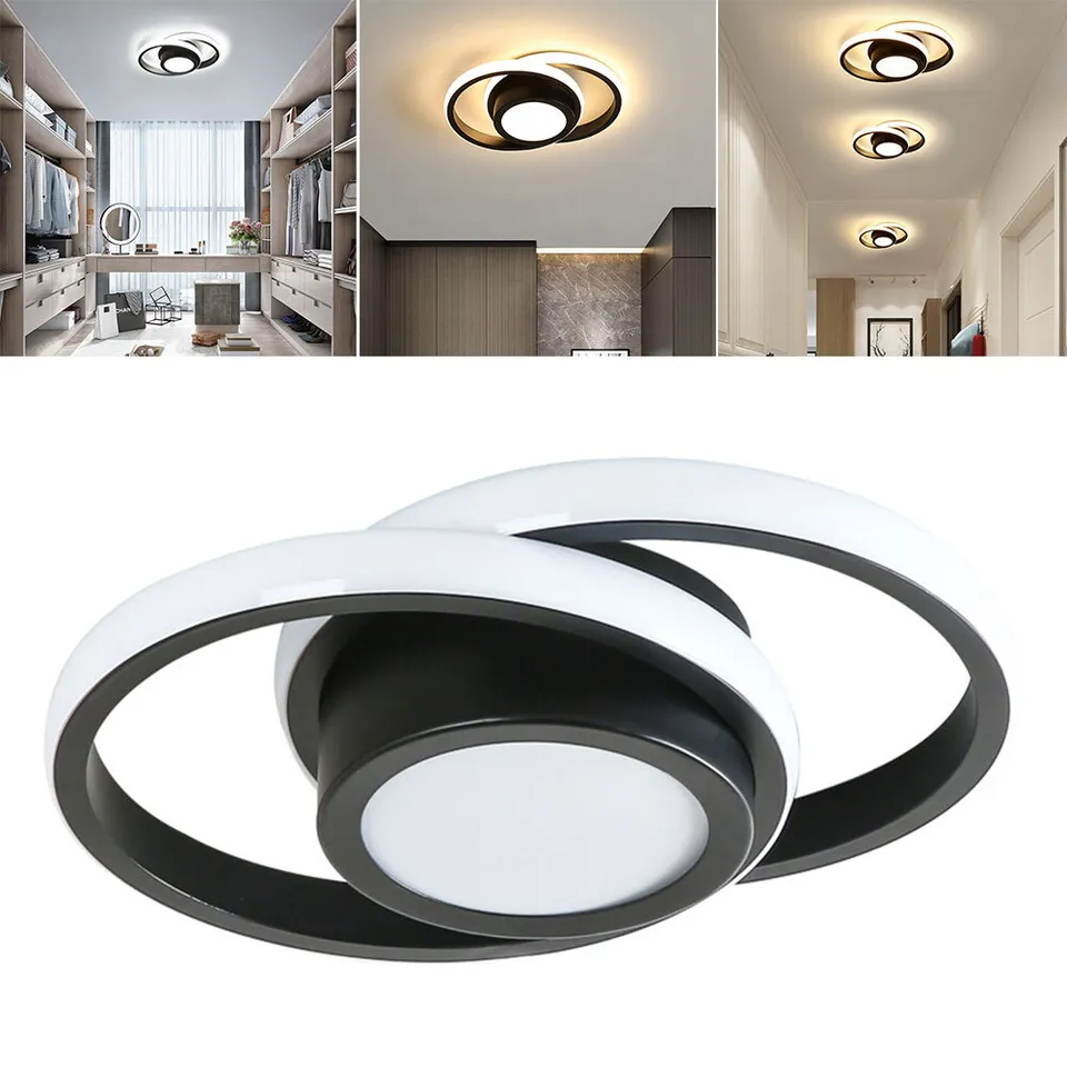 Twin Ring LED Ceiling Light