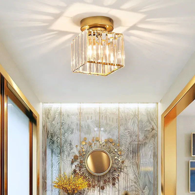 Set of 2 Crystal Ceiling Lights