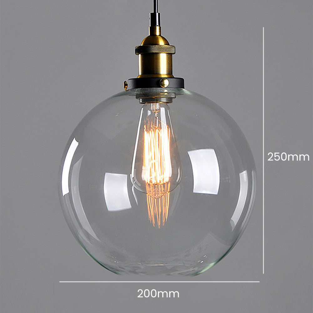 Transparent Bedside Hanging Lamp