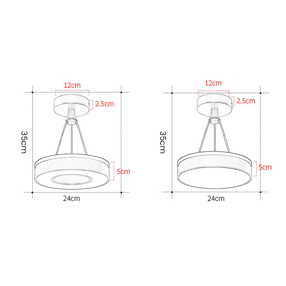 Elegant Ring LED Ceiling Light