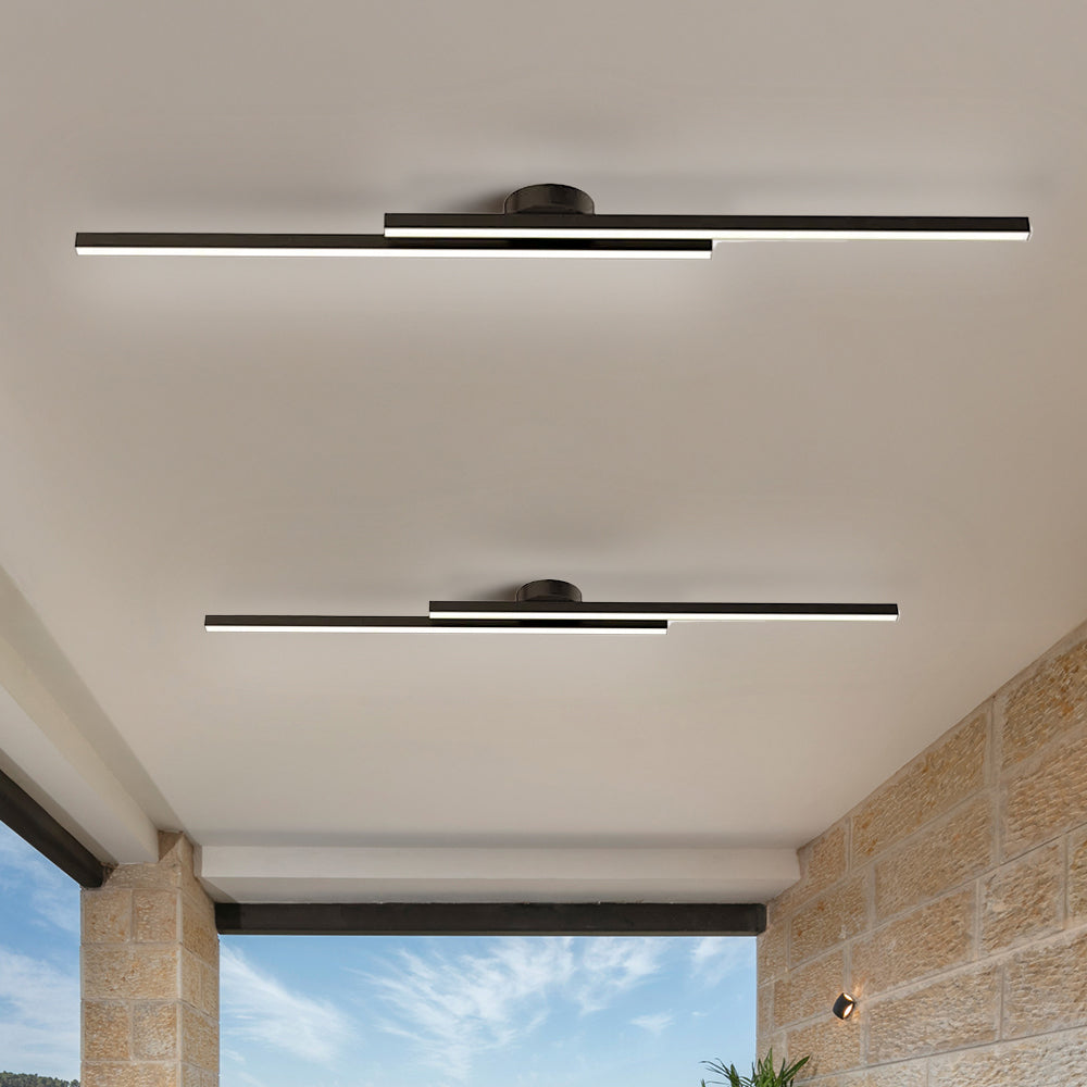 Elongated Aluminum LED Ceiling Light