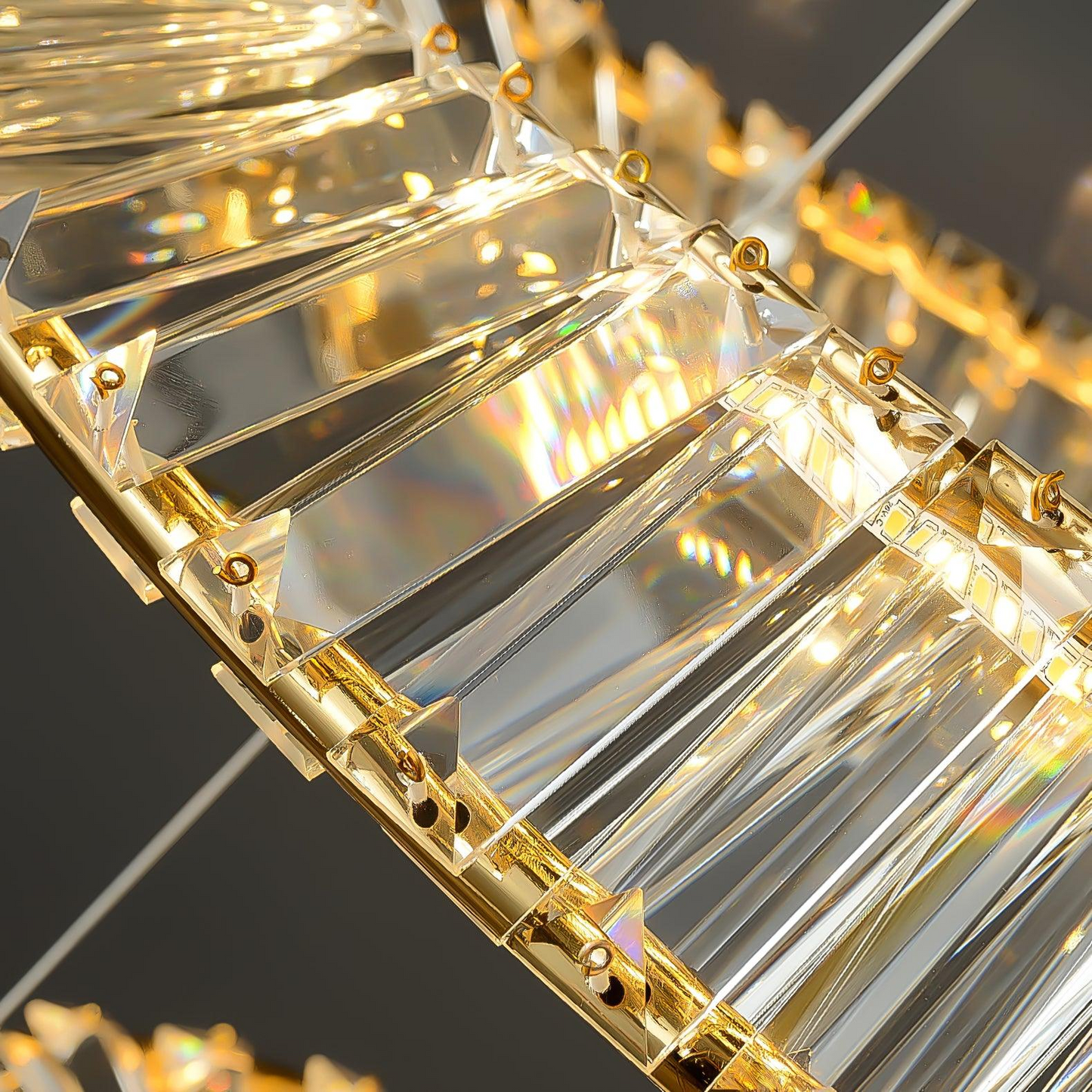 Crystal Glow LED Ceiling Light