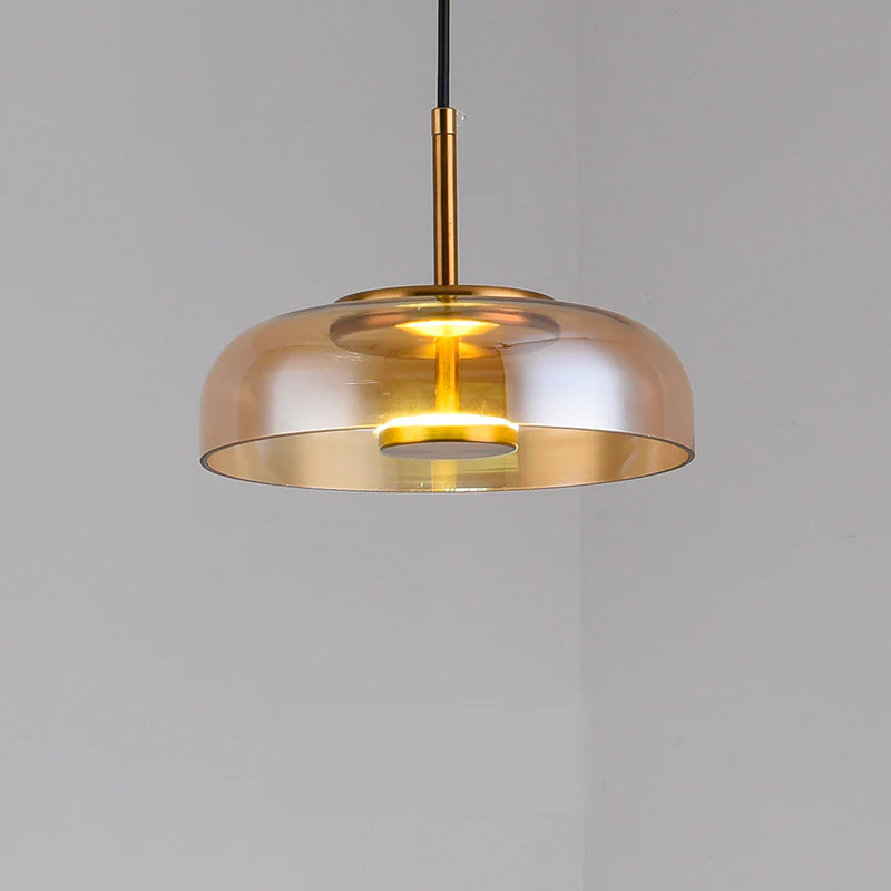 Contemporary Glass Shade Pendant