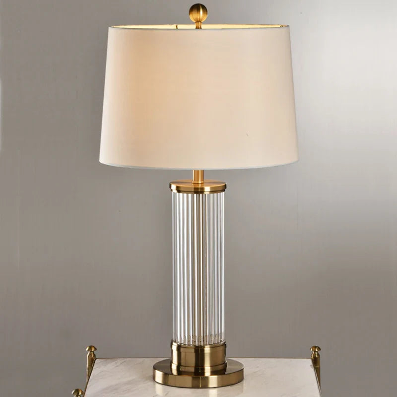 Transparent Rod Glass Table Lamp