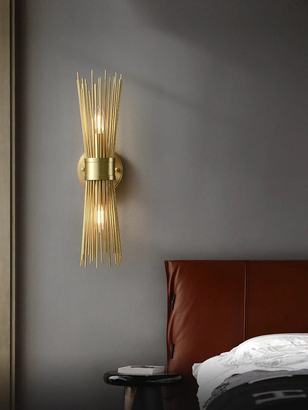 Vintage Art Glass Wall Light