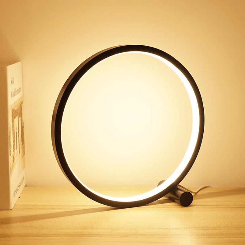 Modern Round LED Bedside Lamp