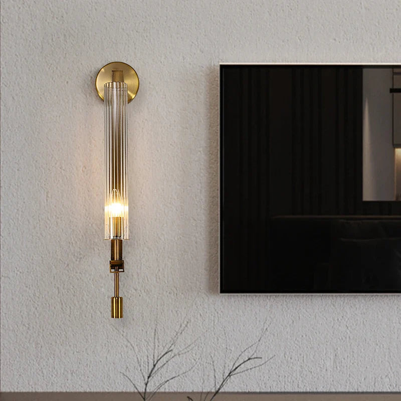 Gold Crystal Accent Wall Sconce