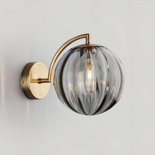 Frosted Globe Wall Sconce