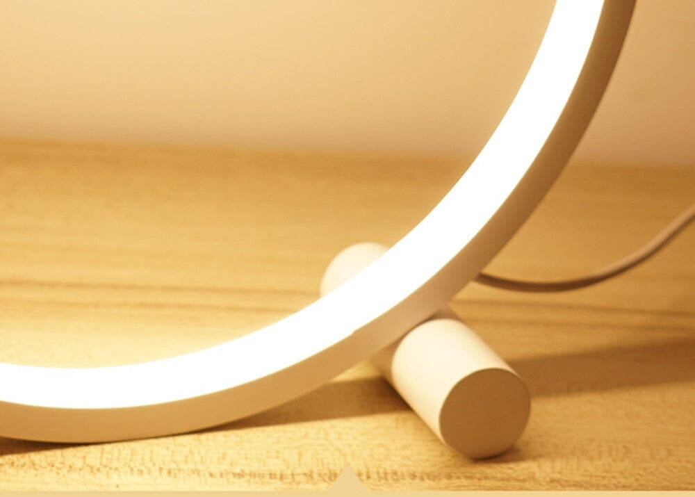 Modern Round LED Bedside Lamp
