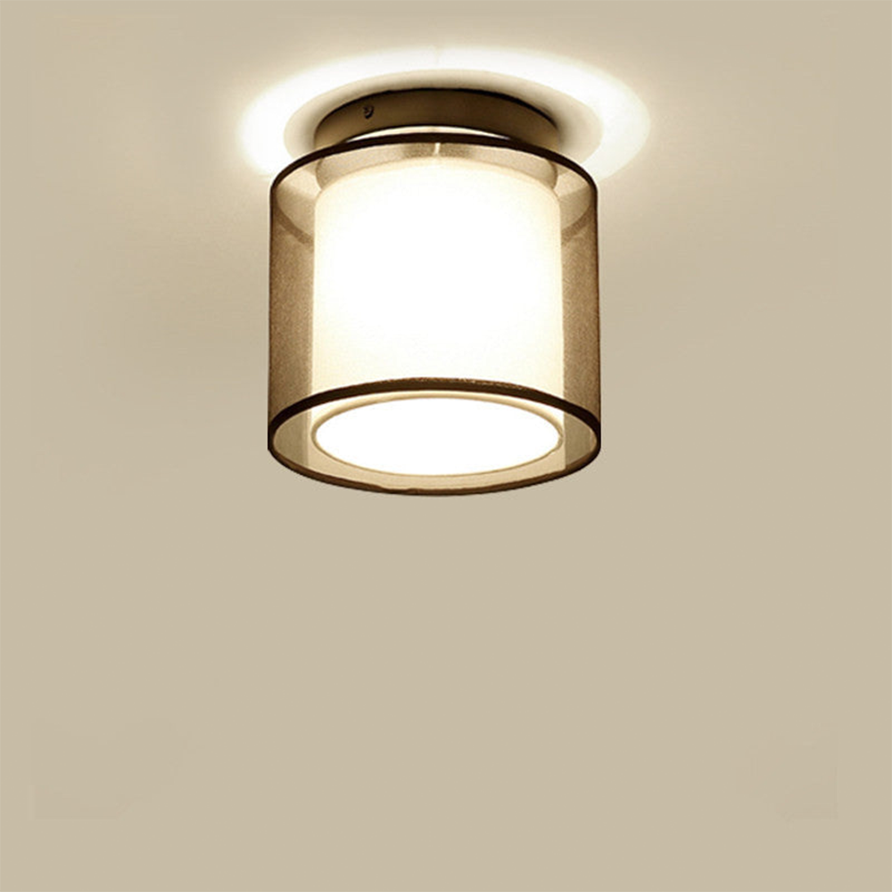 Vintage Fabric Ceiling Lamp