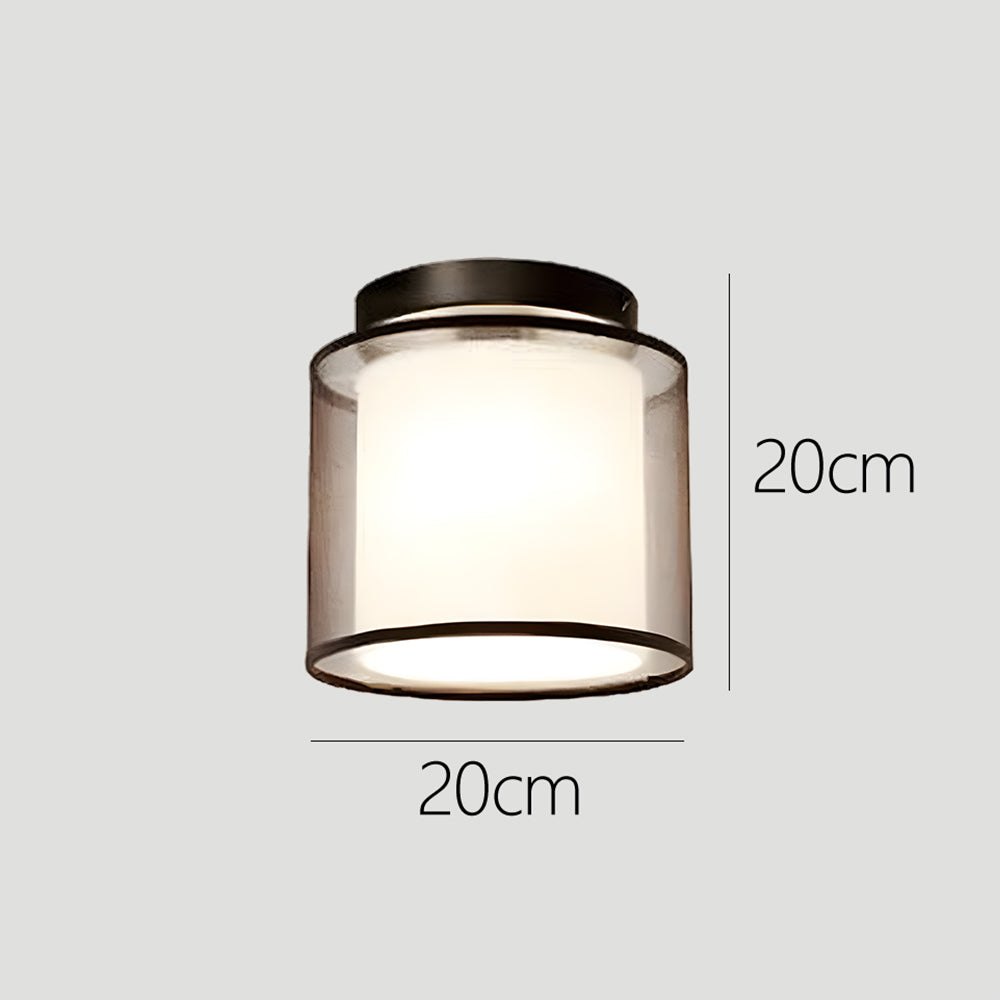 Vintage Fabric Ceiling Lamp