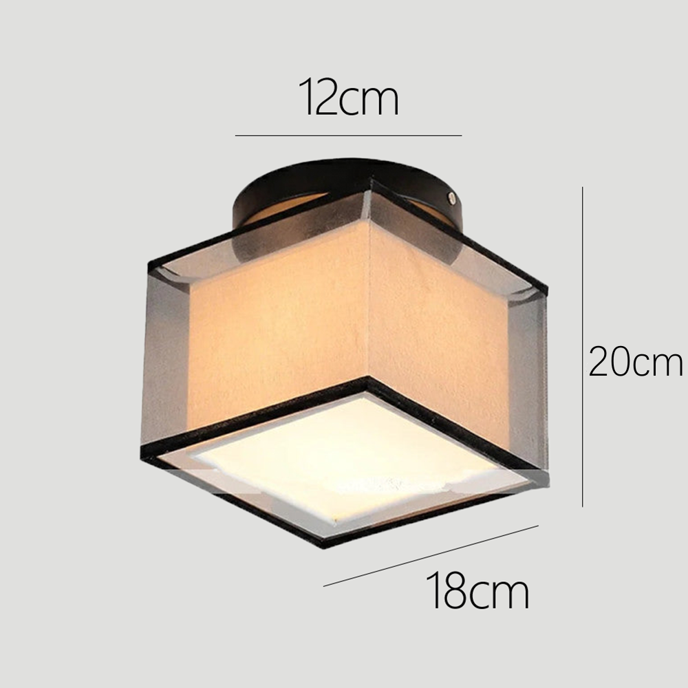 Vintage Fabric Ceiling Lamp
