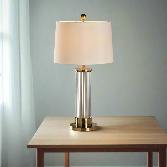 Transparent Rod Glass Table Lamp