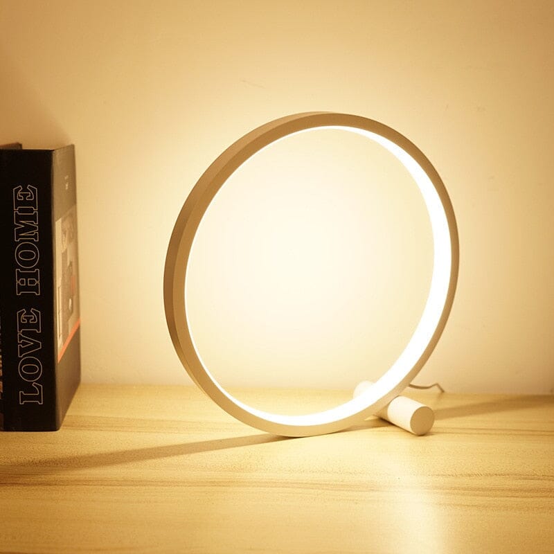 Modern Round LED Bedside Lamp