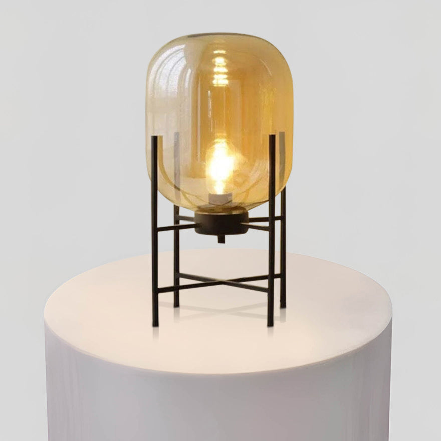 Glass Tetrapod Table Lamp