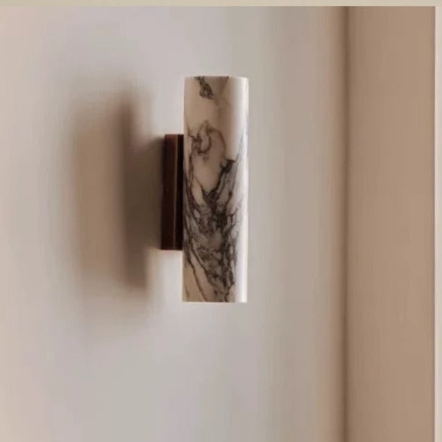 Calacatta Marble Brass Wall Light