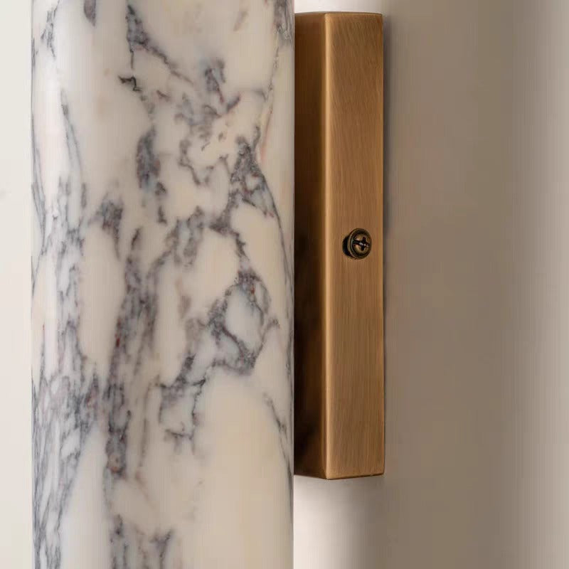 Calacatta Marble Brass Wall Light