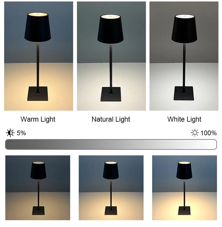 Cordless Dimmable LED Table Lamp