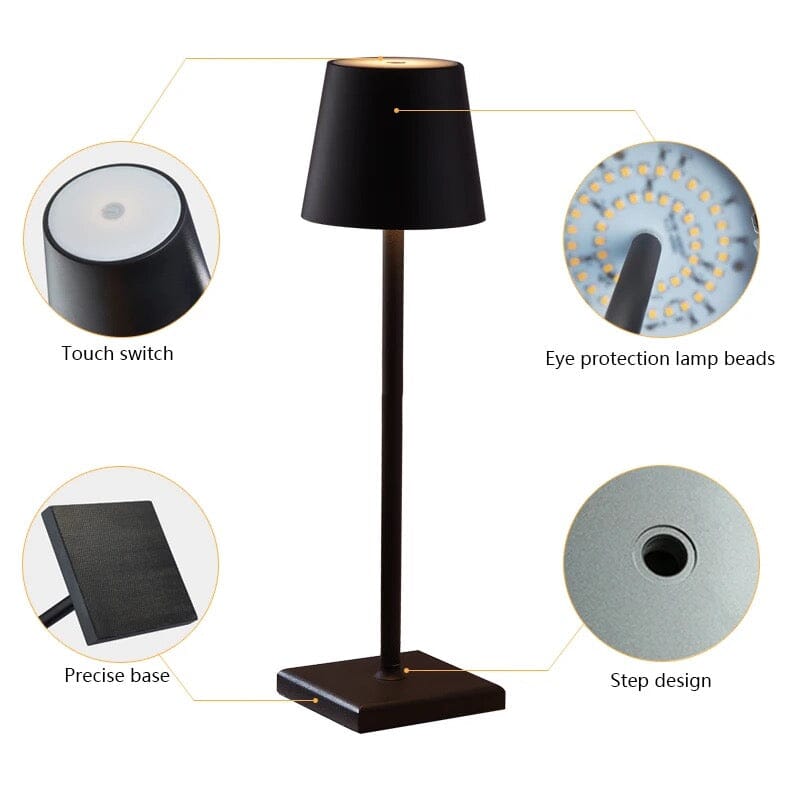 Cordless Dimmable LED Table Lamp
