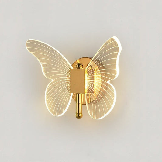 Modern Acrylic Butterfly Sconce